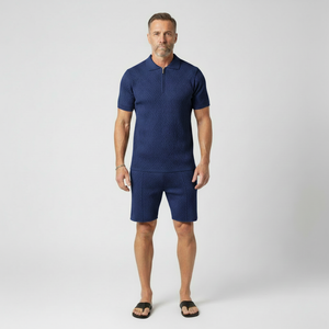 Matteo - Matching Polo Shirt And Shorts Set