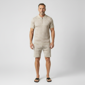 Matteo - Matching Polo Shirt And Shorts Set
