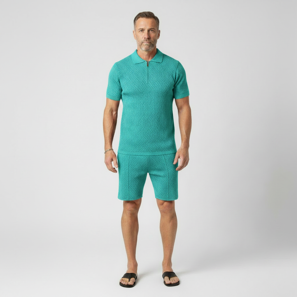 Matteo - Matching Polo Shirt And Shorts Set