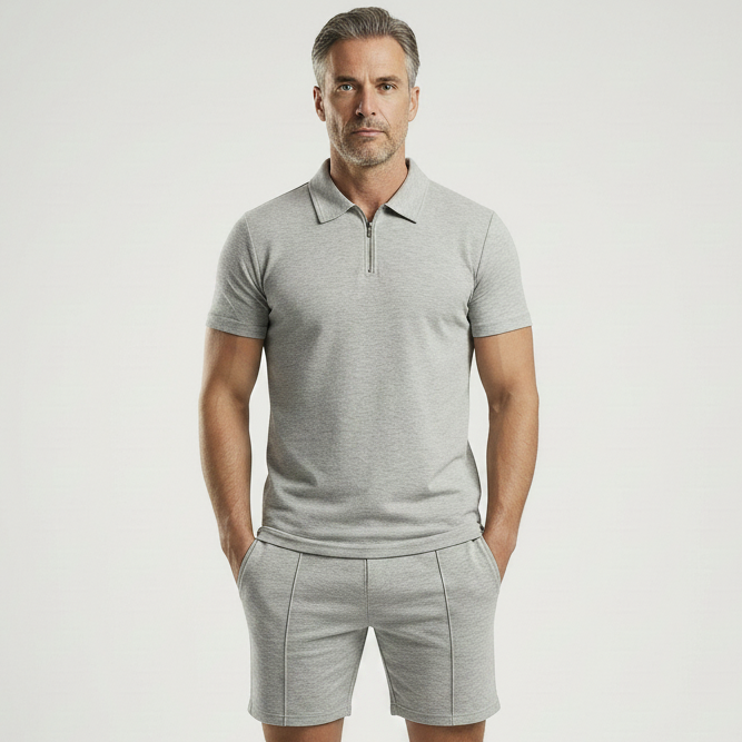Driftlux - Matching Polo And Shorts Set For Men