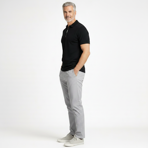 Zolvex - Slim-Fit Zip-Collar Polo Shirt