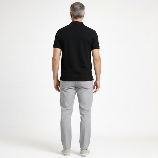 Zolvex - Slim-Fit Zip-Collar Polo Shirt