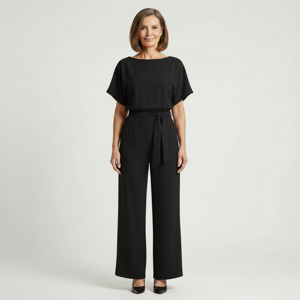 Siltessa - Wide-Leg Belted Jumpsuit For Women