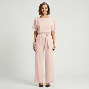 Siltessa - Wide-Leg Belted Jumpsuit For Women