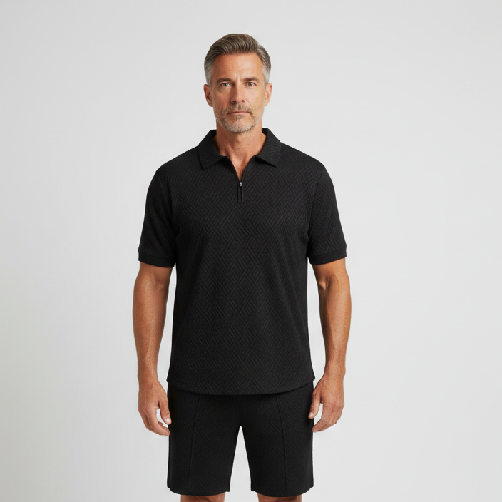 Xavier - Matching Polo And Shorts Set