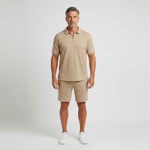 Xavier - Matching Polo And Shorts Set