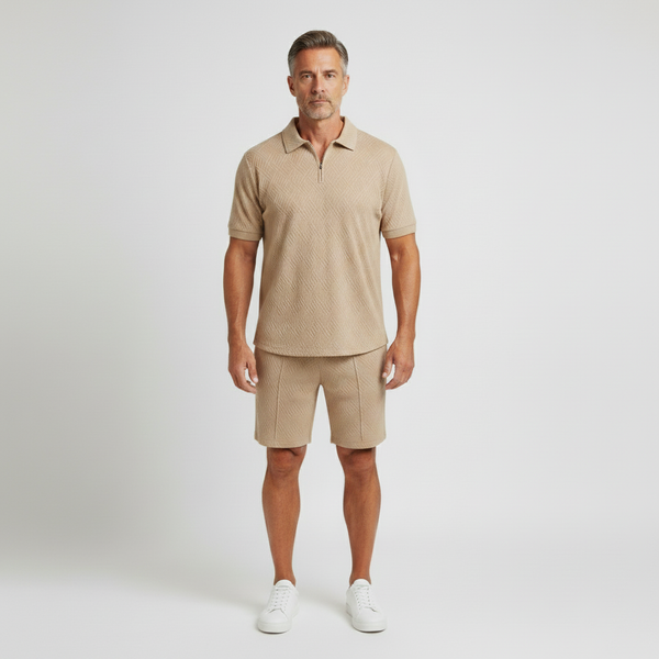 Xavier - Matching Polo And Shorts Set