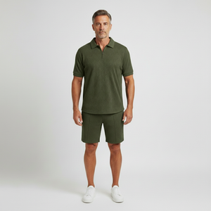 Xavier - Matching Polo And Shorts Set