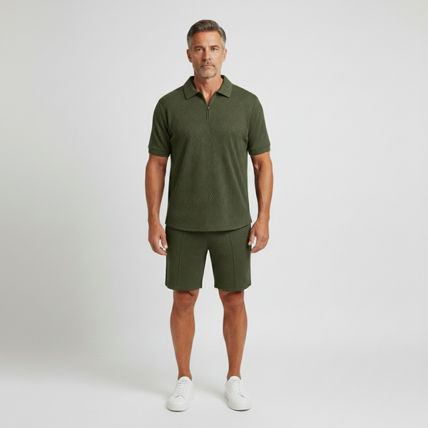 Xavier - Matching Polo And Shorts Set