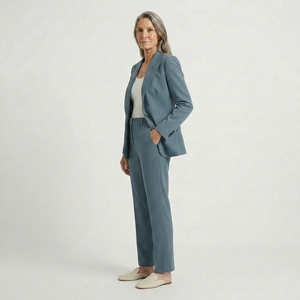 Velaura - Two-Piece Blazer And Trouser Set