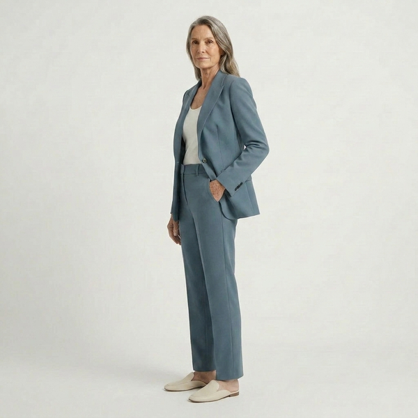 Velaura - Two-Piece Blazer And Trouser Set