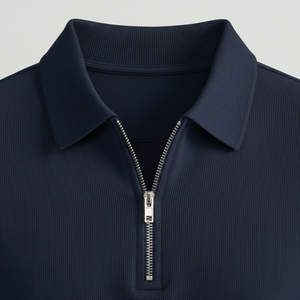 Yucas - Matching Zip Polo And Tapered Pants Set