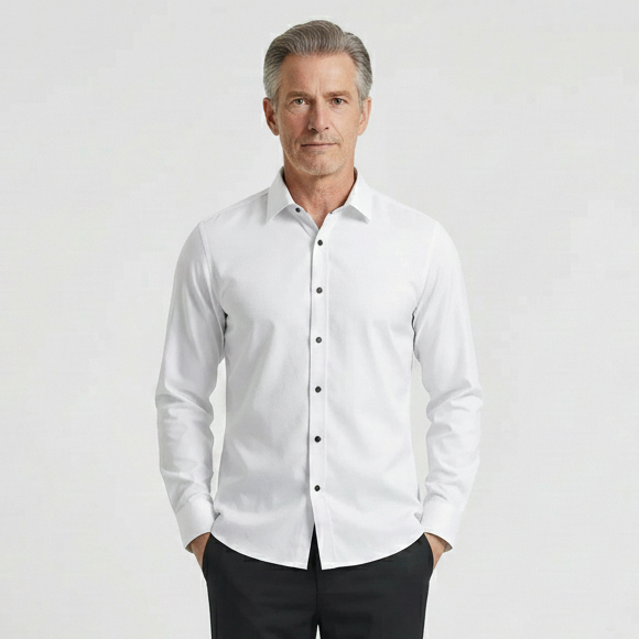 Slimvero - Slim Fit Long Sleeve Dress Shirt