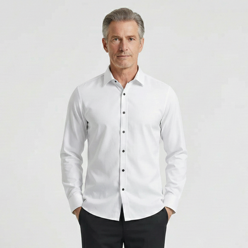 Slimvero - Slim Fit Long Sleeve Dress Shirt