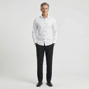 Slimvero - Slim Fit Long Sleeve Dress Shirt