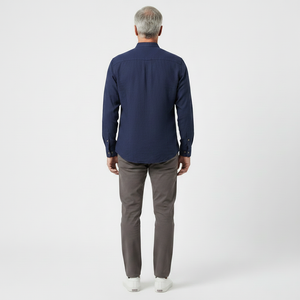 Strandco - Long Sleeve Band Collar Shirt