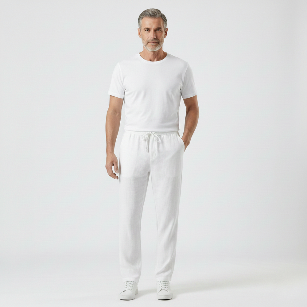 Brezoro - Lightweight Drawstring Casual Pants