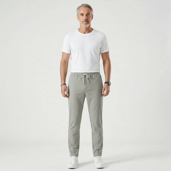 Luncero - Slim Fit Stretch Drawstring Pants
