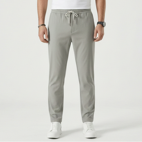 Luncero - Slim Fit Stretch Drawstring Pants