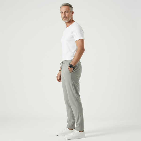 Luncero - Slim Fit Stretch Drawstring Pants