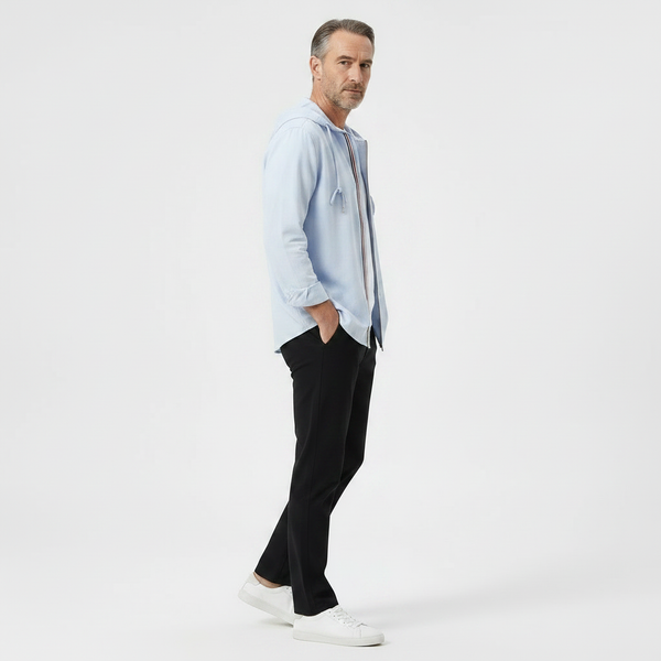 Brezivo - Relaxed Fit Hooded Zip Jacket
