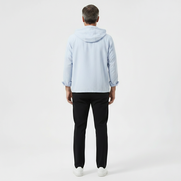 Brezivo - Relaxed Fit Hooded Zip Jacket