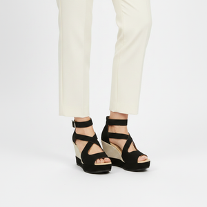 Knox - Wedge Heel Sandal With Ankle Strap