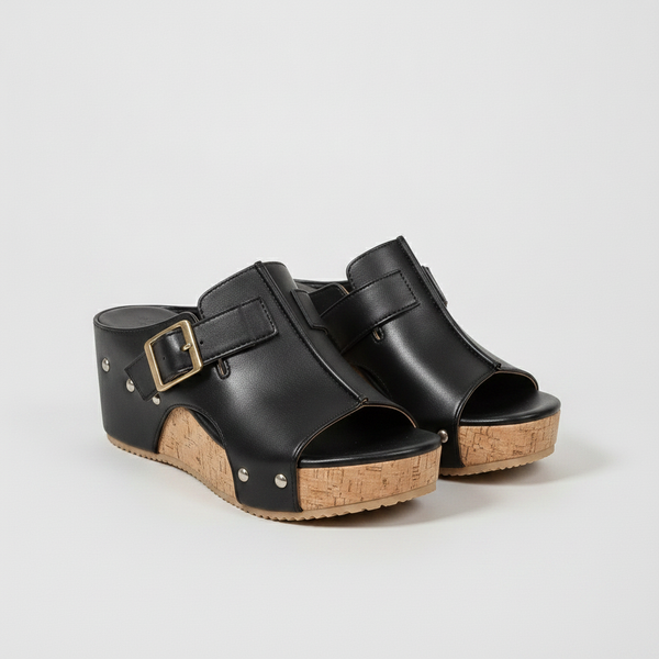 Novelle - Open-Toe Platform Wedge Sandal