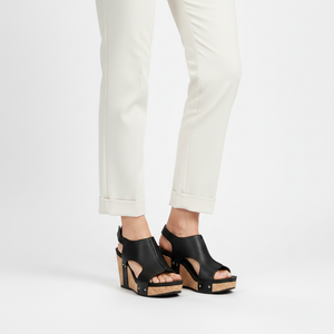 Hyacinth - Open-Toe Platform Wedge Sandal