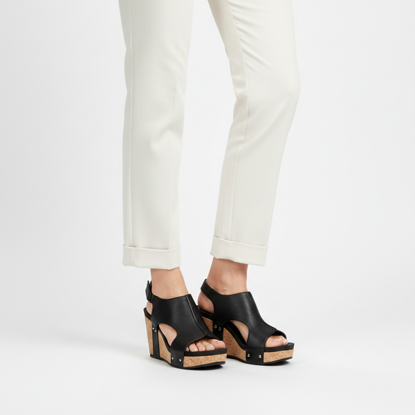 Hyacinth - Open-Toe Platform Wedge Sandal