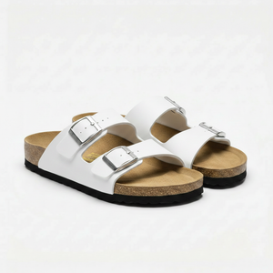 Faelina - Open-Toe Double-Strap Buckle Sandal