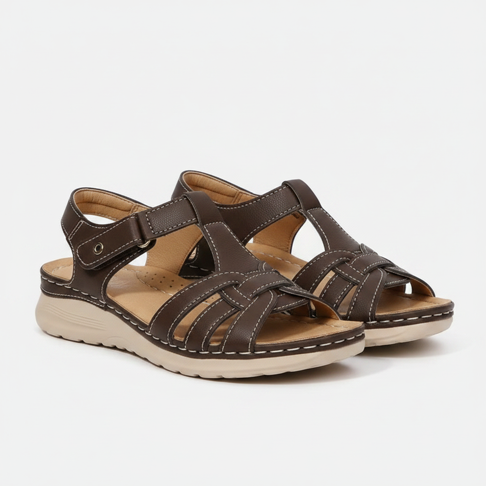 Avenelle - Orthopedic Open-Toe Wedge Sandal