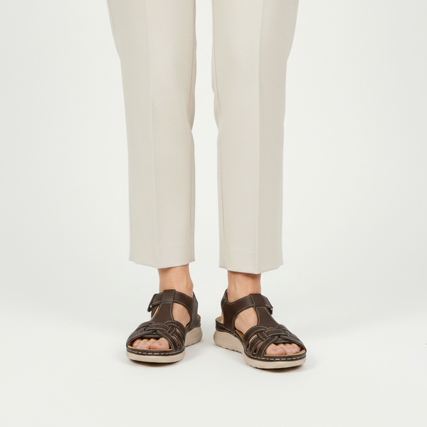 Avenelle - Orthopedic Open-Toe Wedge Sandal