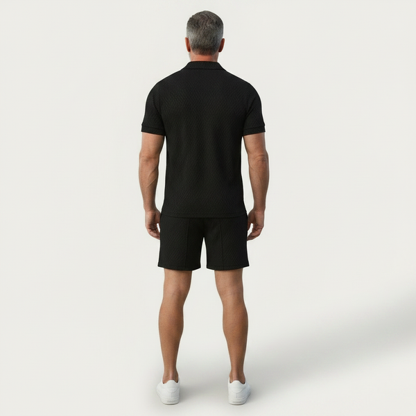 Zoltrek - Matching Zip Polo And Shorts Set