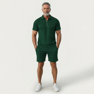 Zoltrek - Matching Zip Polo And Shorts Set
