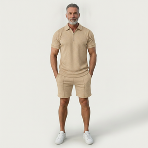 Zoltrek - Matching Zip Polo And Shorts Set