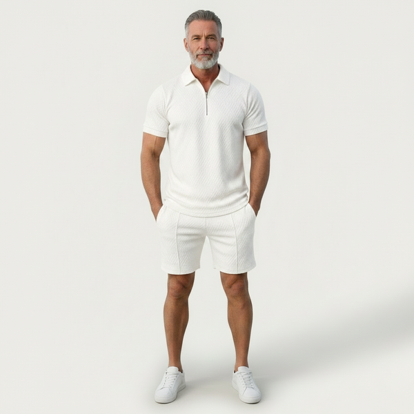 Zoltrek - Matching Zip Polo And Shorts Set