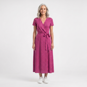 Blossomwrap - Floral Wrap Midi Dress