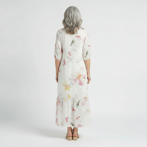 Bohemique - Floral Print Bohemian Maxi Dress
