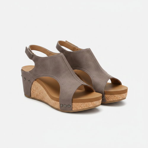 Zafira - Open-Toe Wedge Sandal For Women