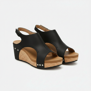 Zafira - Open-Toe Wedge Sandal For Women