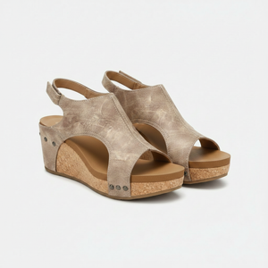 Zafira - Open-Toe Wedge Sandal For Women