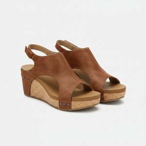Zafira - Open-Toe Wedge Sandal For Women