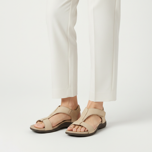 Wynora - Minimalist T-Strap Flat Sandal
