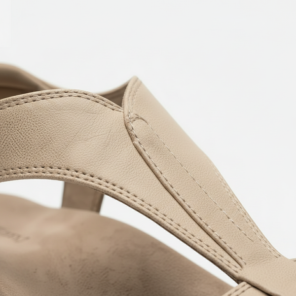 Wynora - Minimalist T-Strap Flat Sandal