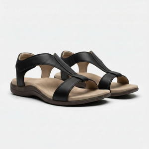 Wynora - Minimalist T-Strap Flat Sandal