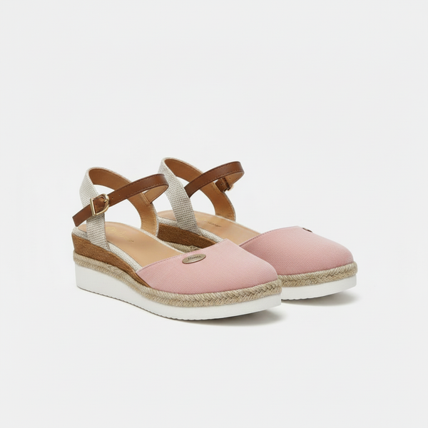 Vionne - Closed-Toe Wedge Espadrille Sandal