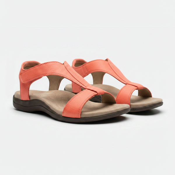 Wynora - Minimalist T-Strap Flat Sandal