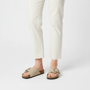 Slandra - Slip-On Sandal With Oversized Buckle