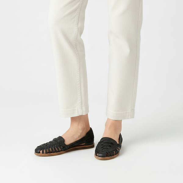 Roselle - Woven Cage Flat Sandal